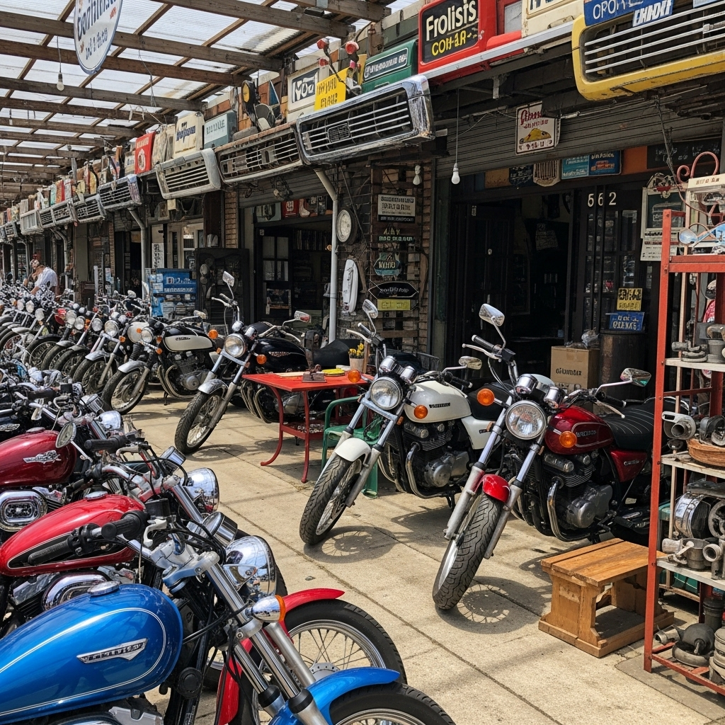 Rynek motocykli poużywanych z recyklingu aut
